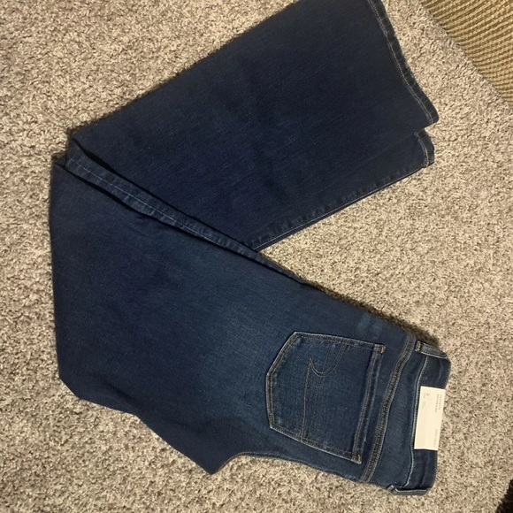American eagle jeans boyfriend super stretch short low rise SZ 2 nwt - Picture 3 of 6